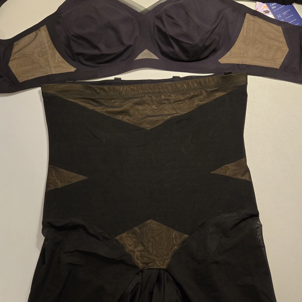 NWT HONEYLOVE SuperPower Short and CrossOver Bra Bundle SIZE 3x